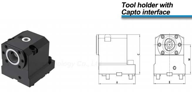 Tool holder with 
Capto interface