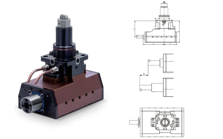 BMT Series Socket Driven Tool Holder Dimension