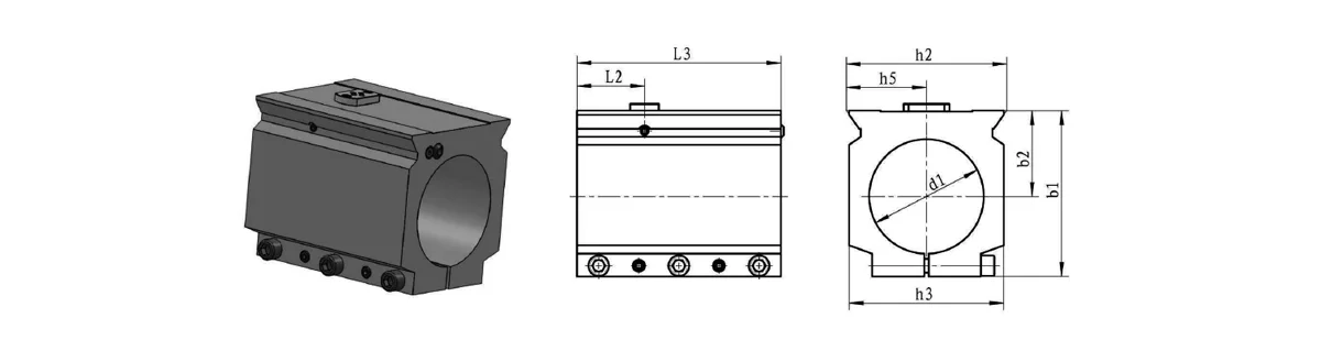 D2 Boring tool holder dimension