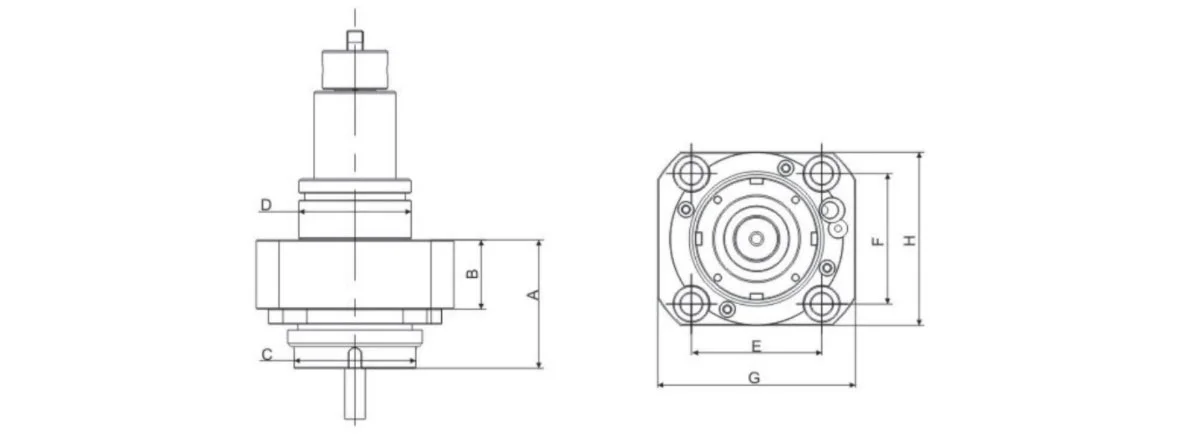 BMT40/BMT45/BMT55/BMT65/BMT75 cnc lathe tool holder dimension