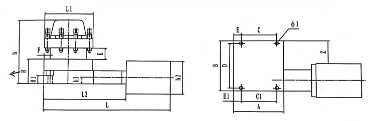 LDB4 CNC tool holder dimension
