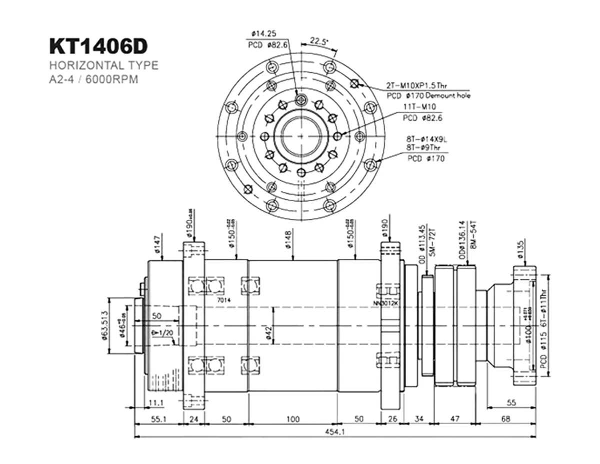 SPINDLES FOR PRECISION MACHINING